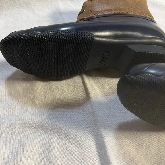 Sperry Duck Boot worn once! Blue Tan 8.5 - Picture 4 of 8